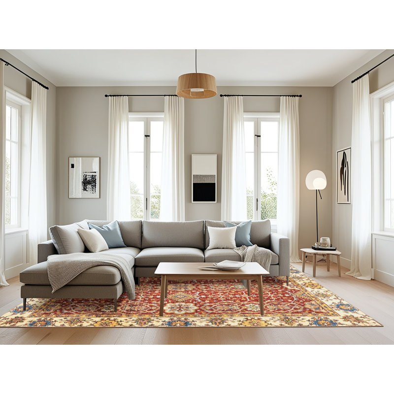 Abstract Indoor Rug, Rectangle 8' x 10'