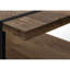 Table basse, accent, cocktail, rectangulaire, salon, L 48 po, métal stratifié, contemporain, moderne-412069108