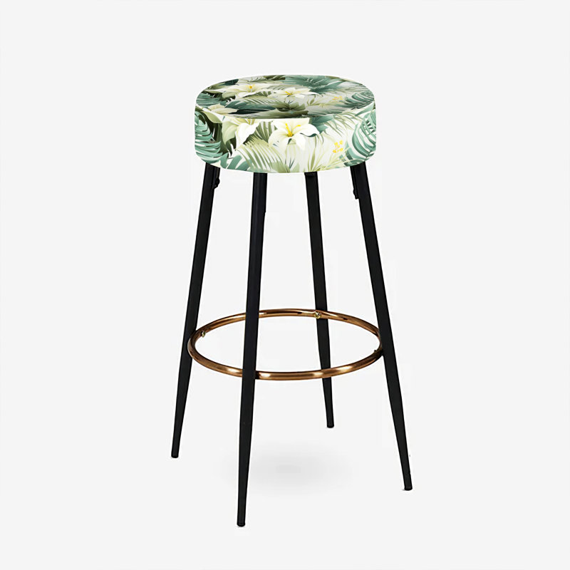 Subdued Tropics Tropical Pattern - Tropical Bar Stools Set Of 2