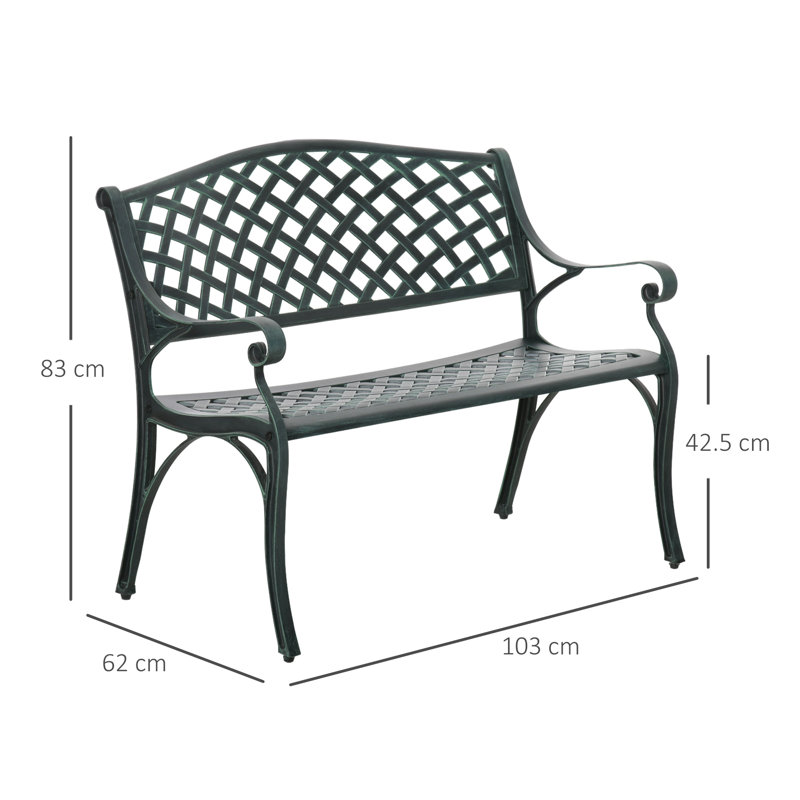 Boonton Aluminum Outdoor Bench