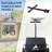 Multi-Functional Bike Trailer with 16" Wheels, Black