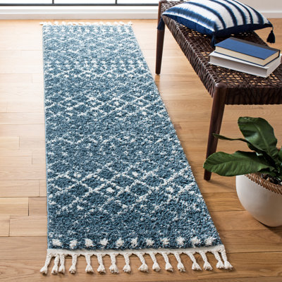 Destiney Fringe Shag Performance Southwestern Rug