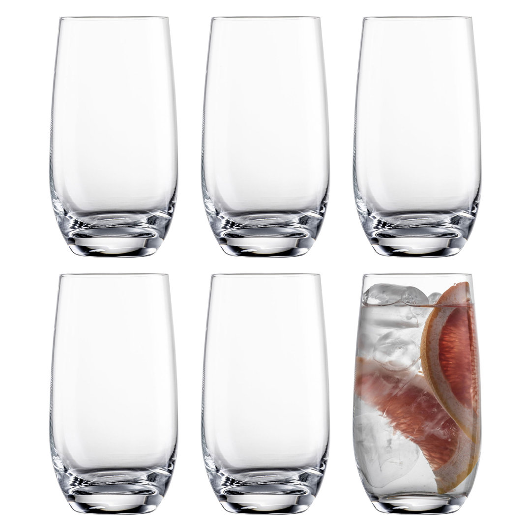 Metro Lane Longdrinkglas 6er Set Vinezza, Cocktailgläser, Kristallglas, 490 ml, 25507130