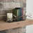 2-Pack Rectangular Iron Trays, Black Metal Serving Or Decorative Display Trays, Dining Table Or Fireplace Mantel Decor