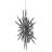 6" Silver Glitter Double Snowflake Christmas Ornament