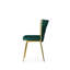 Chaise d'appoint rembourrée et revêtue de velours-1750122872-1750122871
