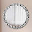 Huldar Glass Flat Wall Mirror
