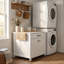 Caisson de laveuse robuste - plateau coulissant + armoire, capacité de 330 lb
