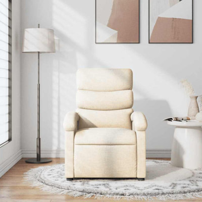 vidaXL Recliner Chair, Adjustable Backrest/ Footrest, Fabric