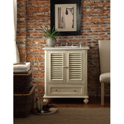 Meuble-lavabo simple 30 po Falite