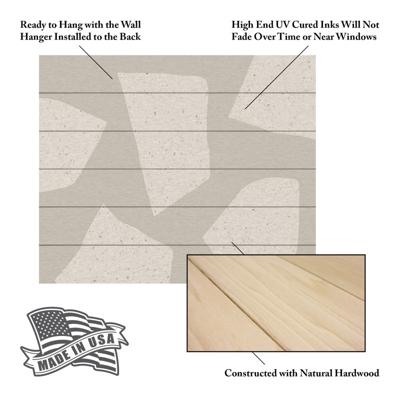«Big Terrazzo On Wood» par Uplusmestudio, H 18 po x l 22 po