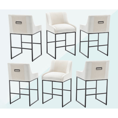 Bechtold Upholstered Counter Stool