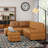 Gioia Faux Leather L-Shaped Sectional-1020823868-1020823866