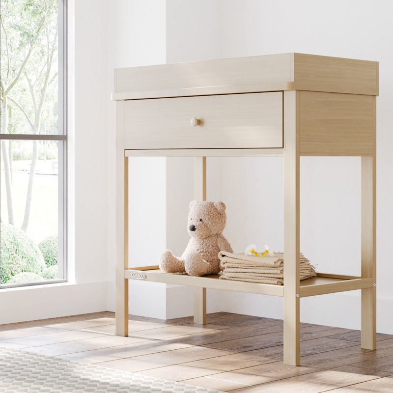 Table à langer avec rangement Graco, Bois flottant