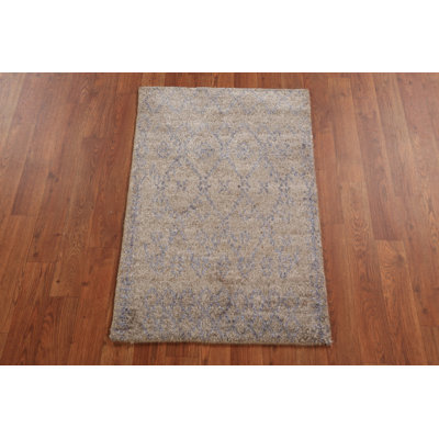 Handmade Moroccan Indian Rug 2x3