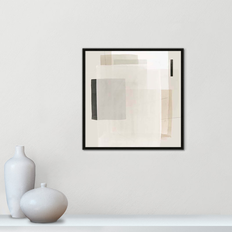 Mystical Momentum I par Hazel J, Cadre flottant espresso, H 25,5 po x l 25,5 po x P 2 po