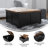 Modern Farmhouse Coffee Table with Hinged Lift Top and Storage-2124356417-2124356416
