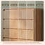Commode en bois 31 po avec 5 tiroirs, commode courbée anti-collision de style Mid-Century pour chambre à coucher, salon, meuble télé, naturel-129571884-129571880