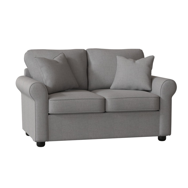 Warrington 60'' Upholstered Loveseat, Cast Slate Sunbrella® Plainweave