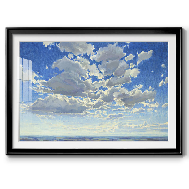 Cloudscape, H 19 po x l 27 po x P 1,5 po, Noir