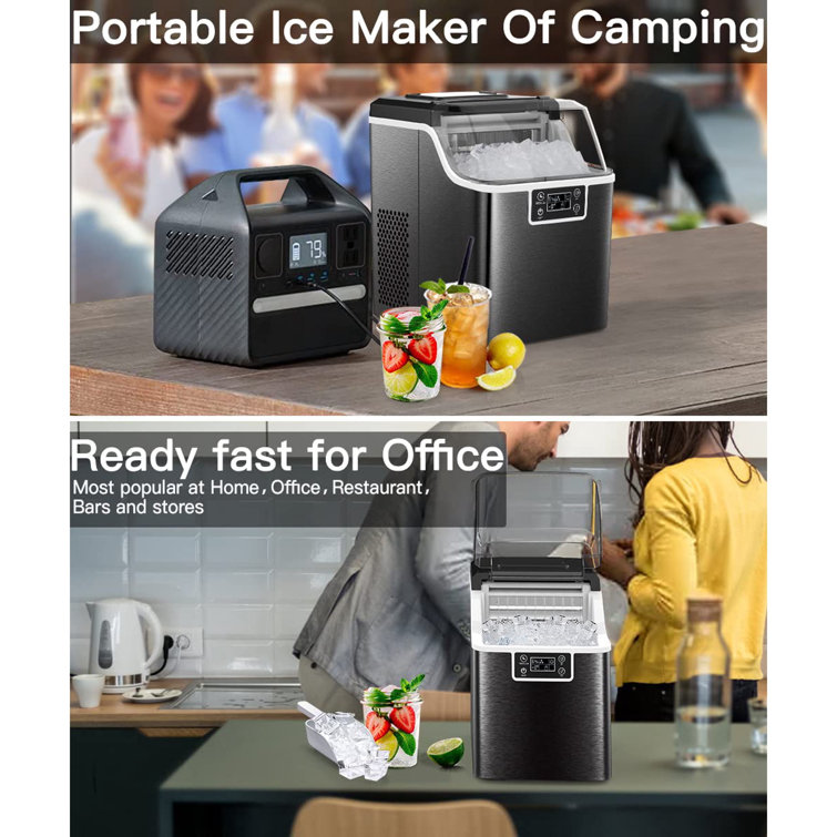  COWSAR Nugget Ice Maker Countertop, Portable Machine