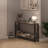 Console Table, Entryway Table With Storage, Industrial Sofa Table With V Design, 2-Tier Narrow Console Table-537844815-549872531