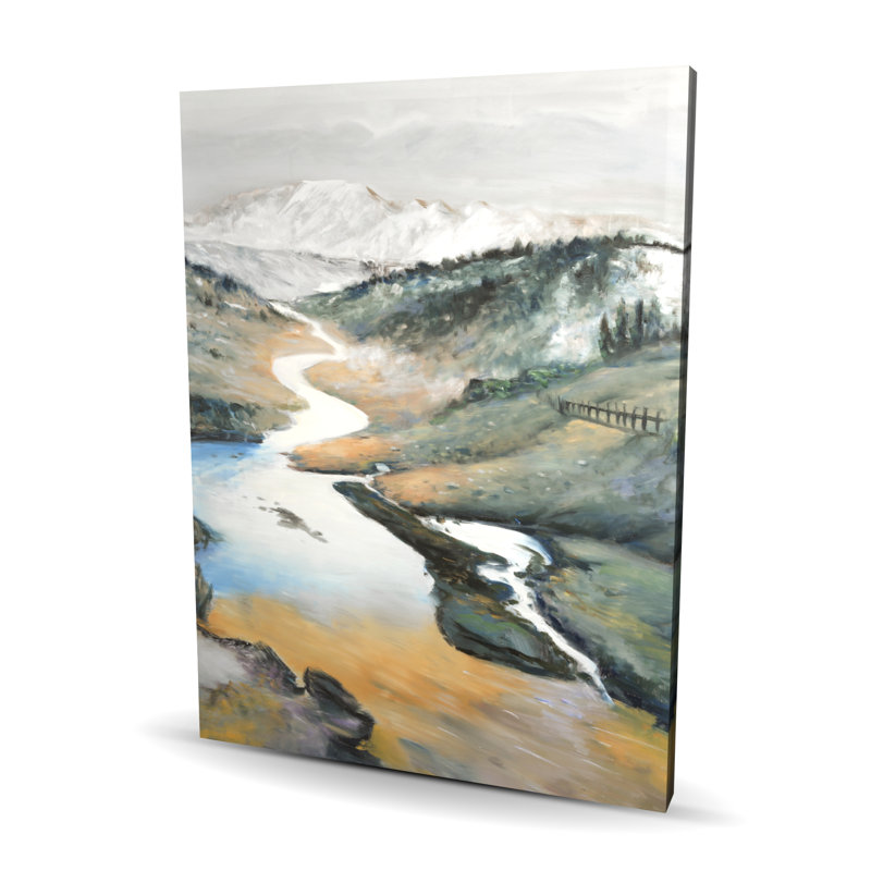 Paysage - montagnes, art sur toile | Art mural