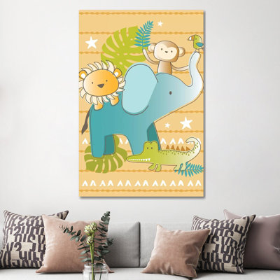 Jungle Nursery I by Lisa Whitebutton - Wrapped Canvas Gallery-Wrapped Canvas Giclée