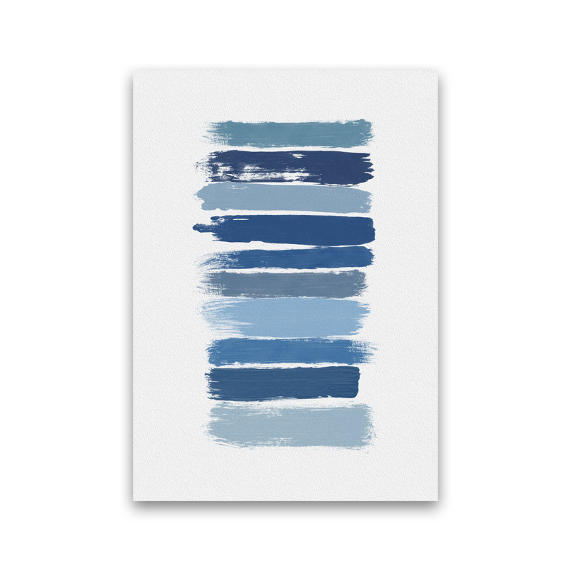 Ombre Blue by Orara - Print, 29.7cm H x 21cm W x 3cm D, Paper