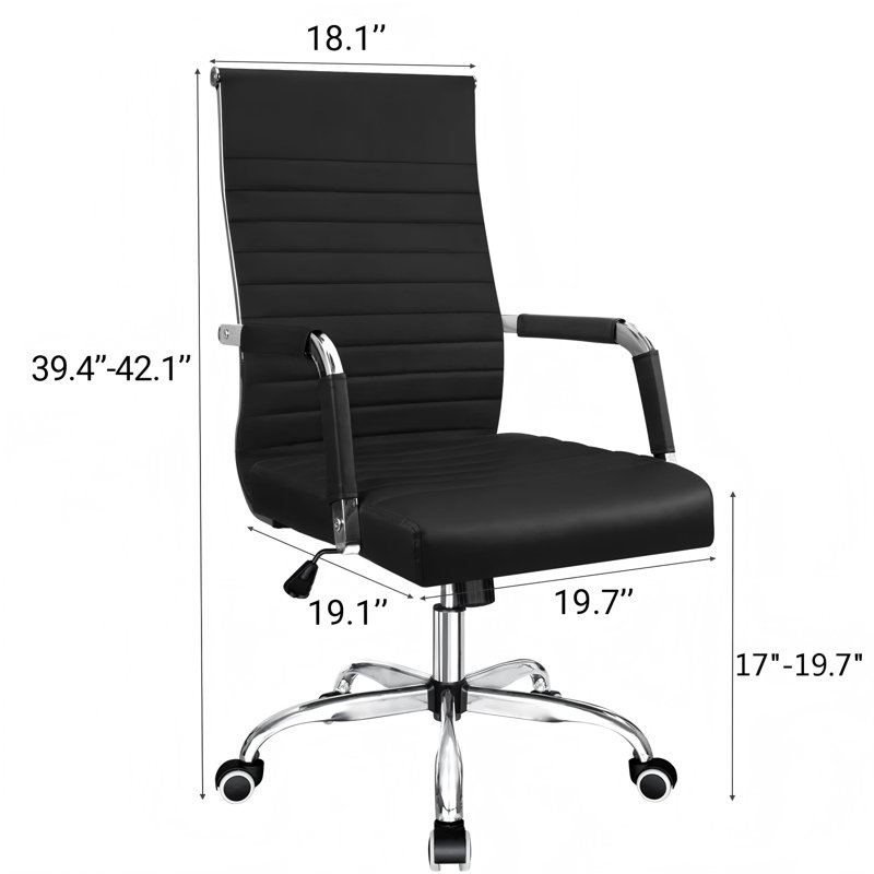 Wrought Studio™ Kilbourne Conference Chair, Black
