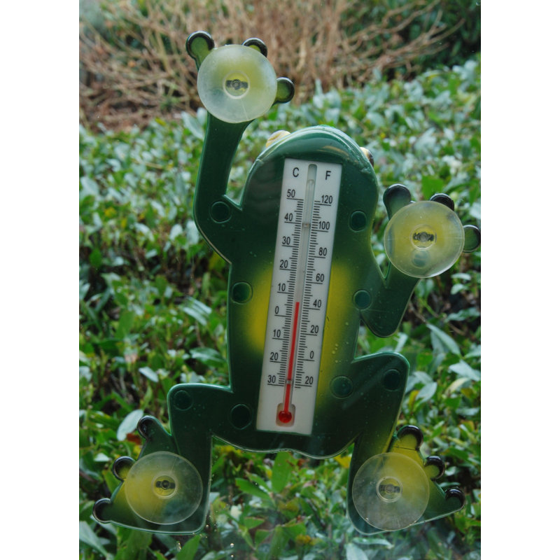 Frog Window Thermometer