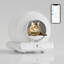 Bac à litière autonettoyant pour chat, bac à litière pour chat 65l autonettoyant très grand autonettoyant avec contrôle d'application / protection sûre / élimination des odeurs, bac à litière intelligent pour sacs à ordures pour chats multiples