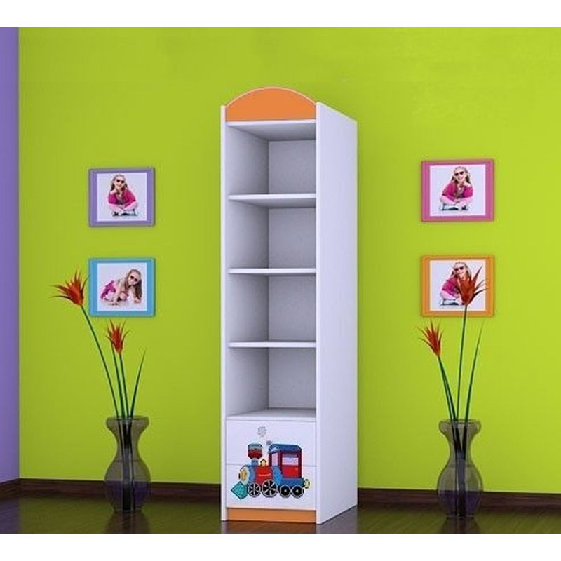 Oldham 1 Door Wardrobe, Orange