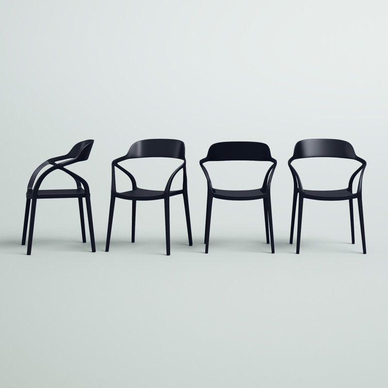 Brawley Arm Chair, Black