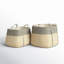 Jumelle Handmade Seagrass Basket With Handles - Set of 2