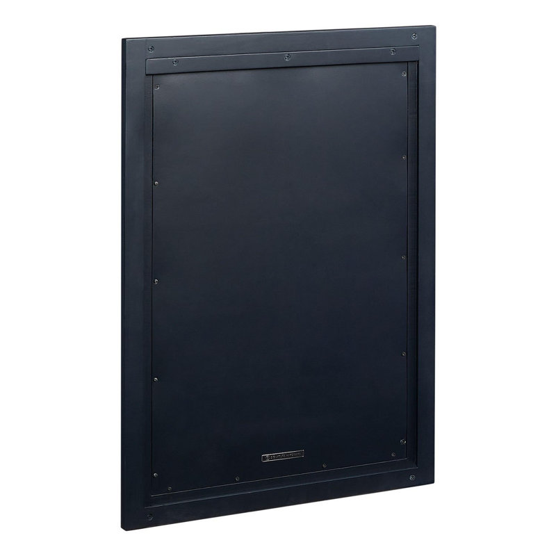 Fallbrook Framed Bathroom Mirror, Midnight Navy Blue, 31.5" x 22.13"