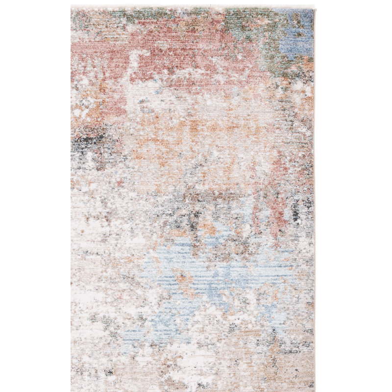 Tapis abstrait Idhika Performance, Tapis de couloir 2 pi 2 po x 9 pi