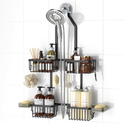 Panier de douche suspendu réglable en aluminium