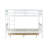 Full Over Full Bunk Bed with 2 Drawers, Ladder & Guardrails, Convertible to 2 Full Beds, Rubberwood Frame,White-186576665-176827892