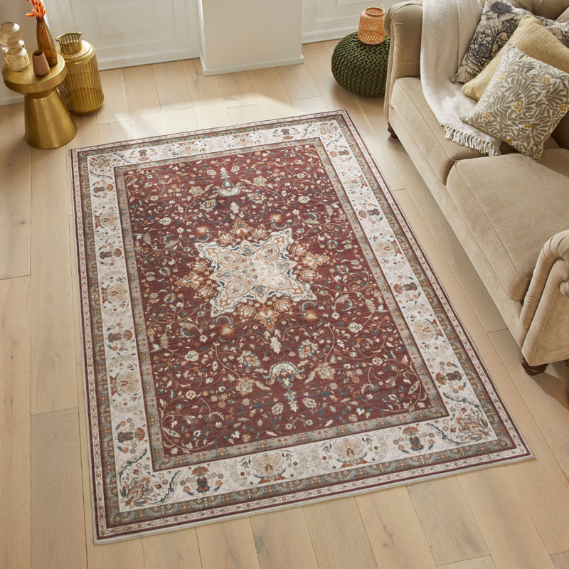Anthonia Floral Area Rug, Rectangle 160 x 230 cm