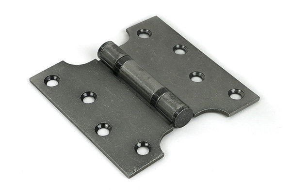 10.2cm H x 102cm W Butt Bearing Pair Door Hinges, Black
