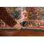 Tapis de couloir bleu à motif géométrique traditionnel 2x8