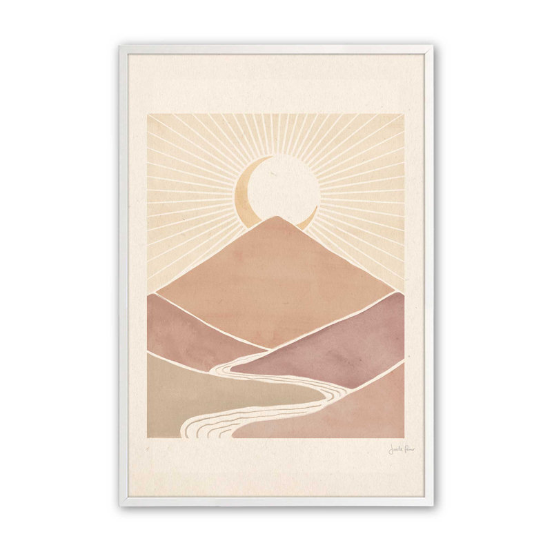 «Sunset Tranquility», Blanc opaque, H 37 po x l 25 po
