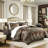 4 Piece Queen Red Comforter - With Foldable Design Lightweight Construction