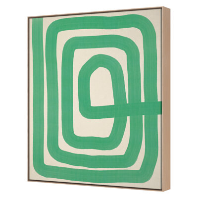 Green Lines Print by Bock, Alicia