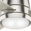 Ventilateur de plafond encastré à DEL 3 pales 54 "avec commande murale et ensemble d'éclairage inclus Commodus-45186175