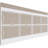 H 94.5'' W x 0.625'' D PVC Wainscot Paneling Kit-69956273