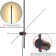 Aluminum LED Plug-in Armed Sconce