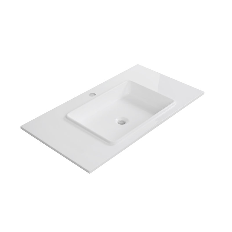 Plateau de meuble-lavabo 35,4 po
