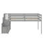 Lit mezzanine simple avec escalier-1282920355